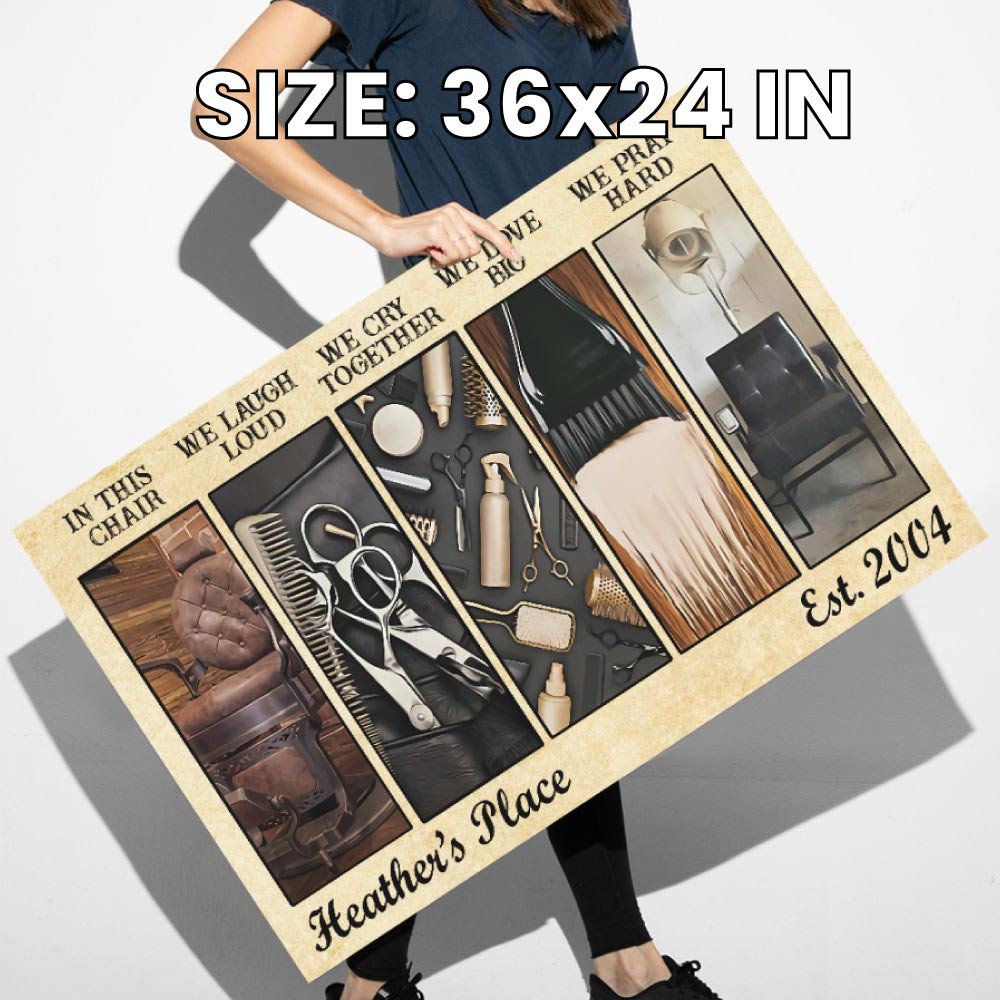 Personalized Salon Wall Art For Hairstylists