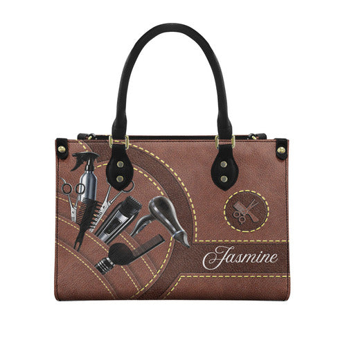 Salon Chic: Carry Your Craft with Our Personalized Leather Handbag