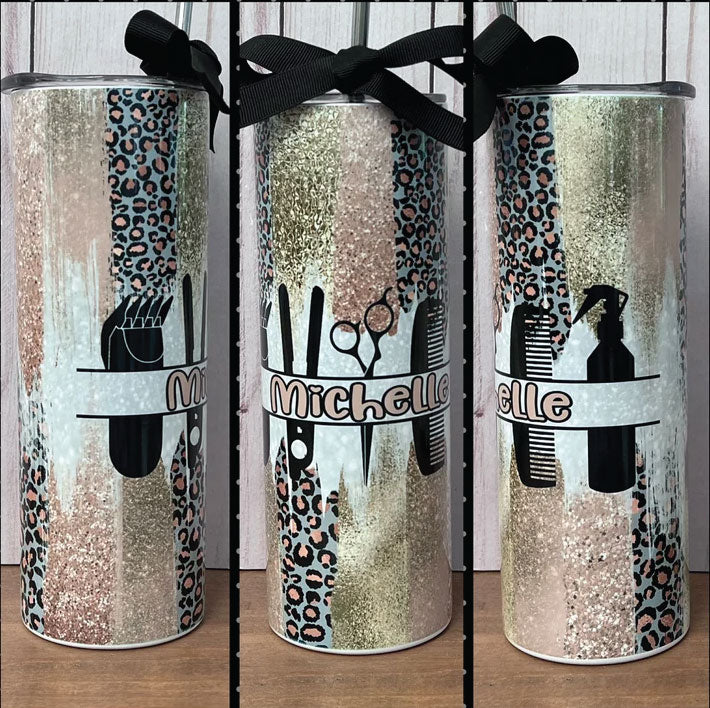 Hydrate in Elegance: Custom Name Tumbler