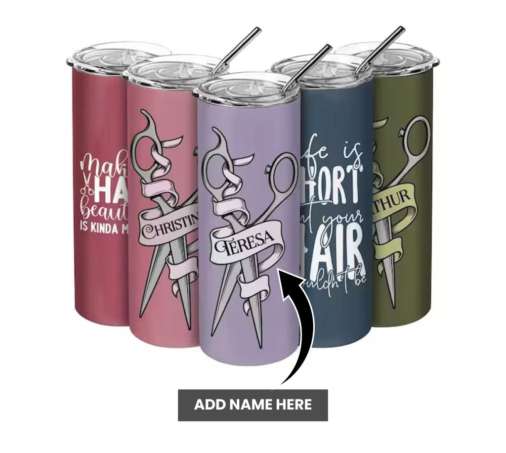 Hydrate in Elegance: Custom Name Tumbler