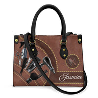 😍😍 Salon Chic: Carry Your Craft with Our Personalized Leather Handbag
