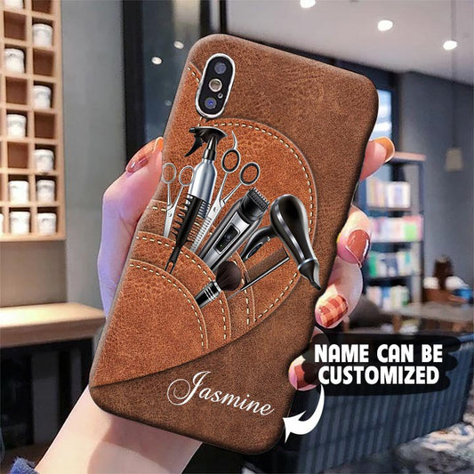Personalized Phone Case with Stylist Tools Design