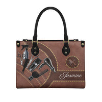 😍😍 Salon Chic: Carry Your Craft with Our Personalized Leather Handbag