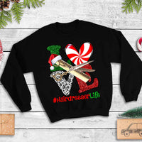 Christmas Sweatshirt - Hairdresser Life P1