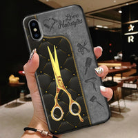 Scissor Artistry: Love Hairstylist Phone Case