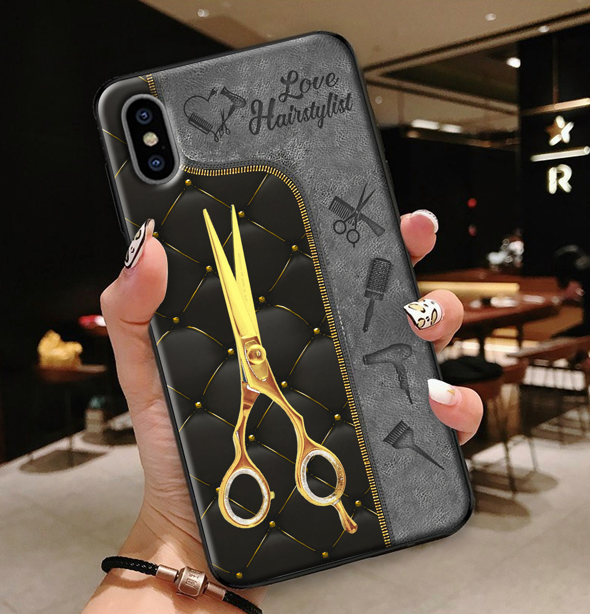 Scissor Artistry: Love Hairstylist Phone Case