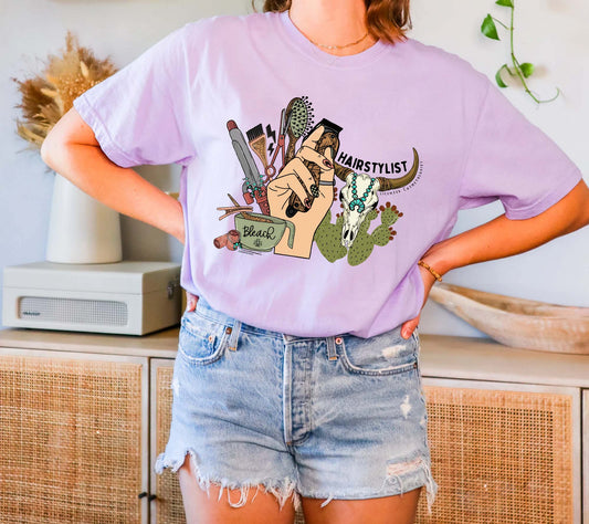 Boho Western Hairstylist Sweatshirt P443