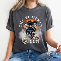 Pumpkin Queen Hairstylist Shirt - Halloween Salon Shirt P466
