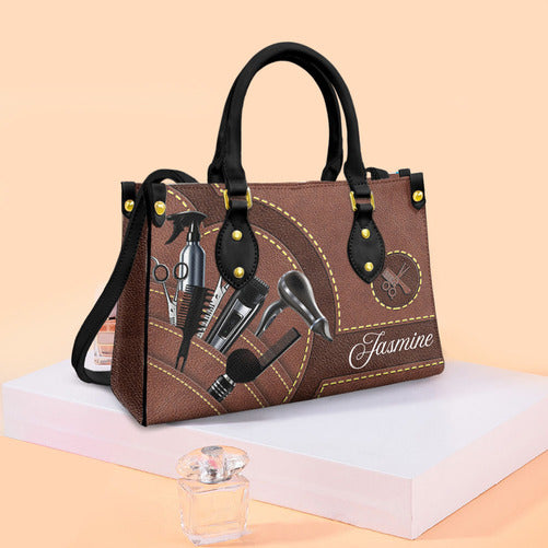 😍😍 Salon Chic: Carry Your Craft with Our Personalized Leather Handbag