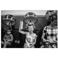 Retro Hairdressing Wall Art for Hairstylists