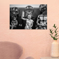 Retro Hairdressing Wall Art for Hairstylists