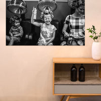 Retro Hairdressing Wall Art for Hairstylists