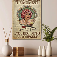 Vintage Hair Stylist Wall Art