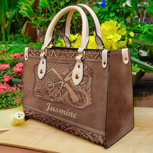 Timeless Beauty for Timeless Stylists Personalized Leather Handbag H12