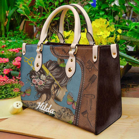 Carry Art That Inspires Personalized Leather Handbag H14