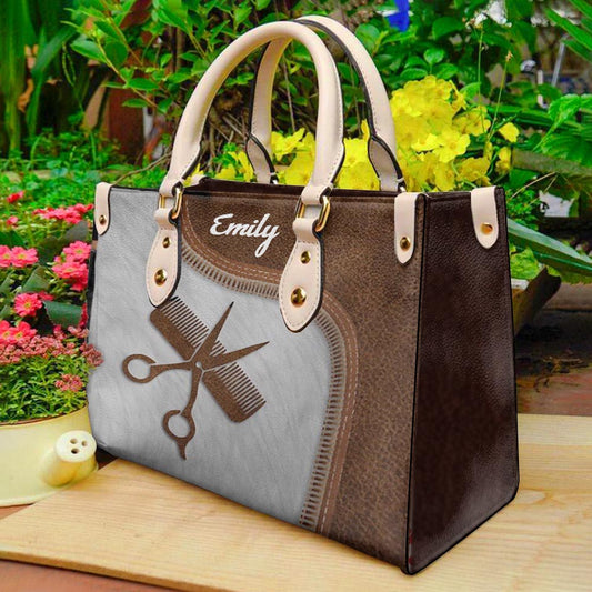 Simple Symbol Personalized Leather Handbag H17