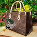 Peaceful Hands, Loving Heart, Perfect Hair Leather Handbag H29