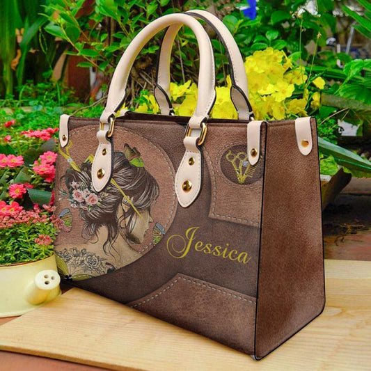 Bohemian Hairdresser Leather Handbag H36
