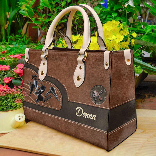 Chic Hairdresser Leather Handbag H39