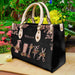 Elegant Floral Touch Personalized Leather Handbag H4