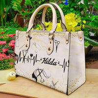 Feel Your Passion Pulse Personalized Leather Handbag H7