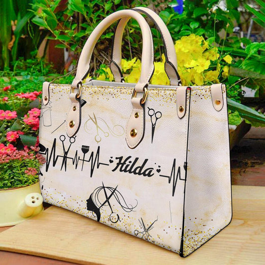 Feel Your Passion Pulse Personalized Leather Handbag H7