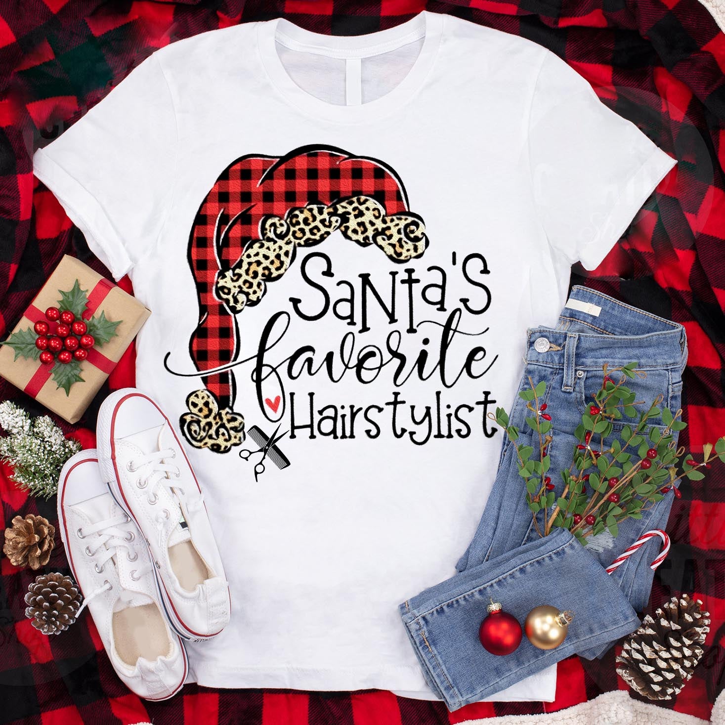 Santa’s Favorite Hairstylist Christmas Outfit P20
