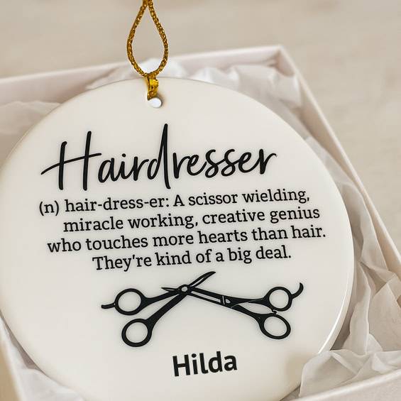 Personalized Hairdresser Ornaments
