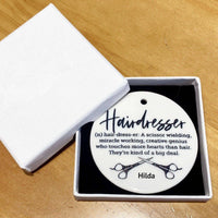 Personalized Hairdresser Ornaments